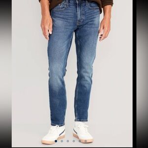 Old Navy Jeans Men’s 38x30 Skinny Medium Wash Blue Denim